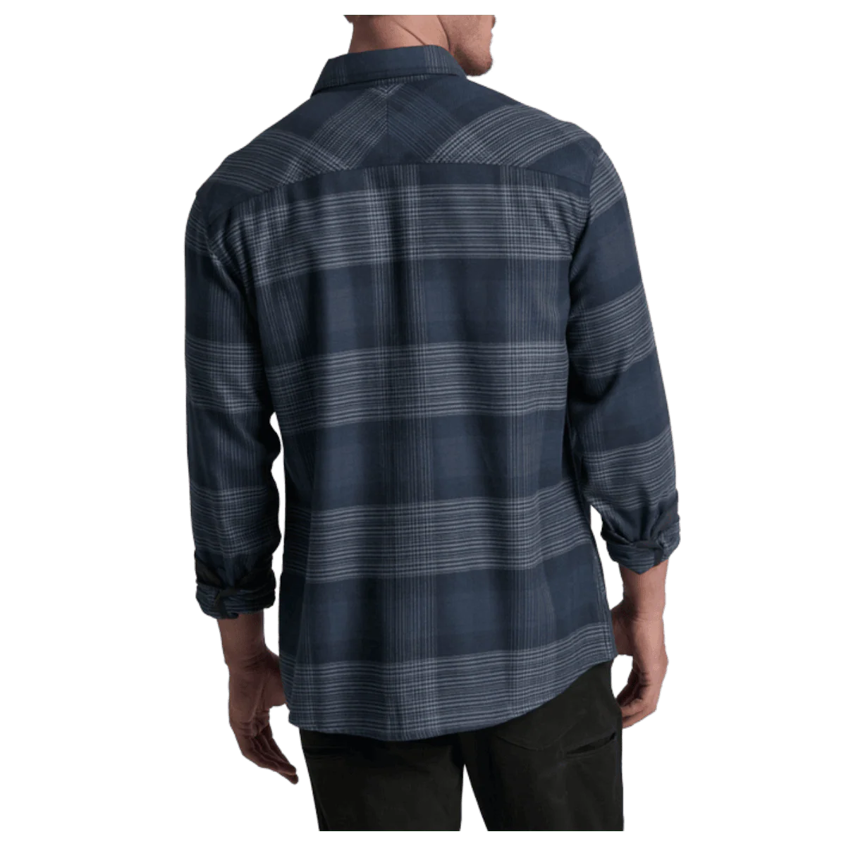 KUHL MEN'S RYDR FLANNEL LONG SLEEVE - BLUE LAGOON - Image 3