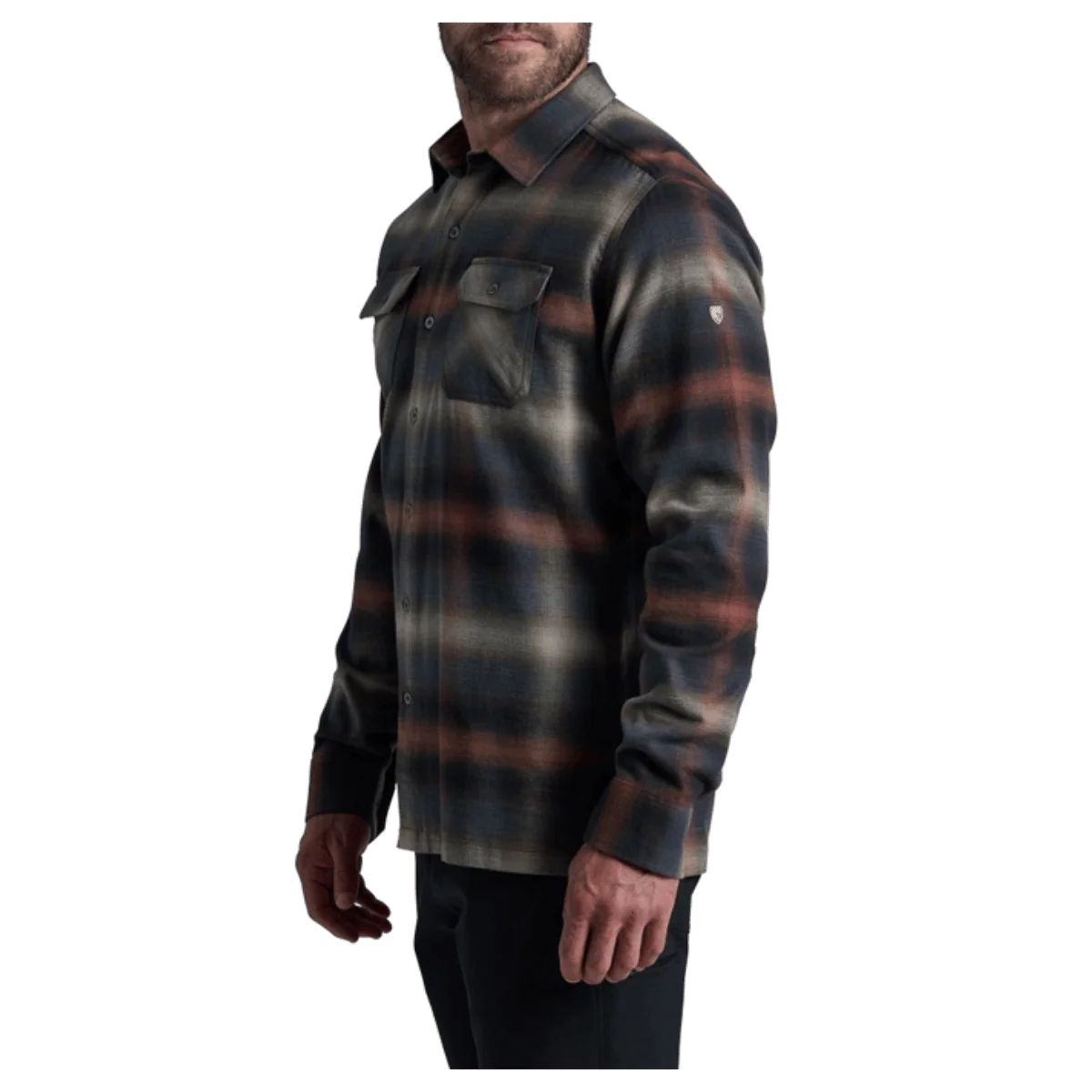 KUHL DILLINGR FLANNEL COTTON TENCEL LONG SLEEVE - DUNE - Image 2