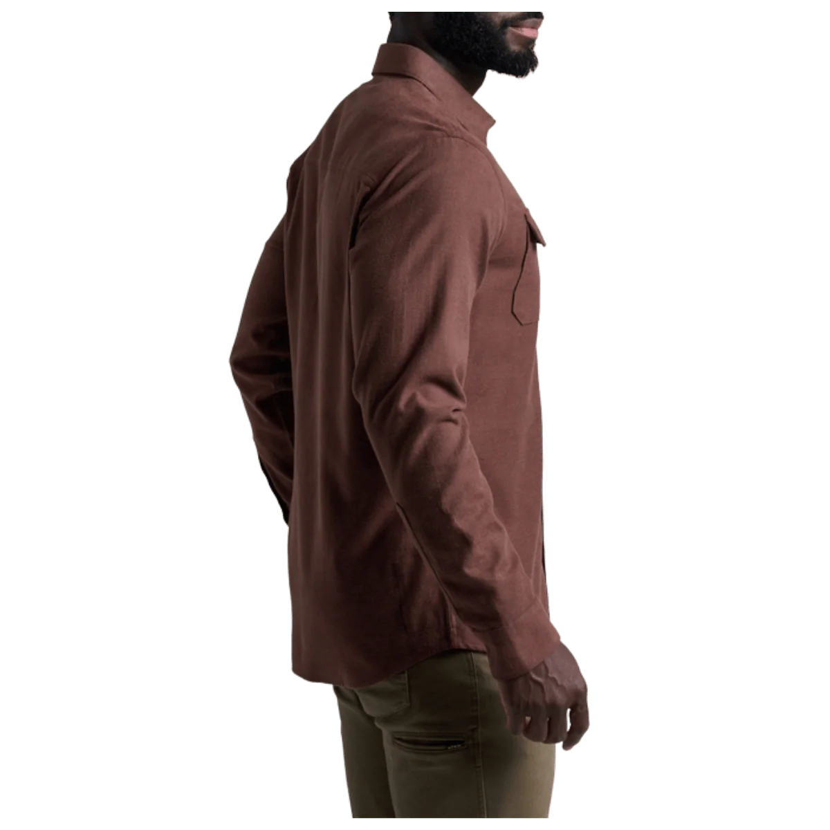 KUHL MEN'S DESCENDR FLANNEL LONG SLEEVE - RUSTIC BRICK - Image 2