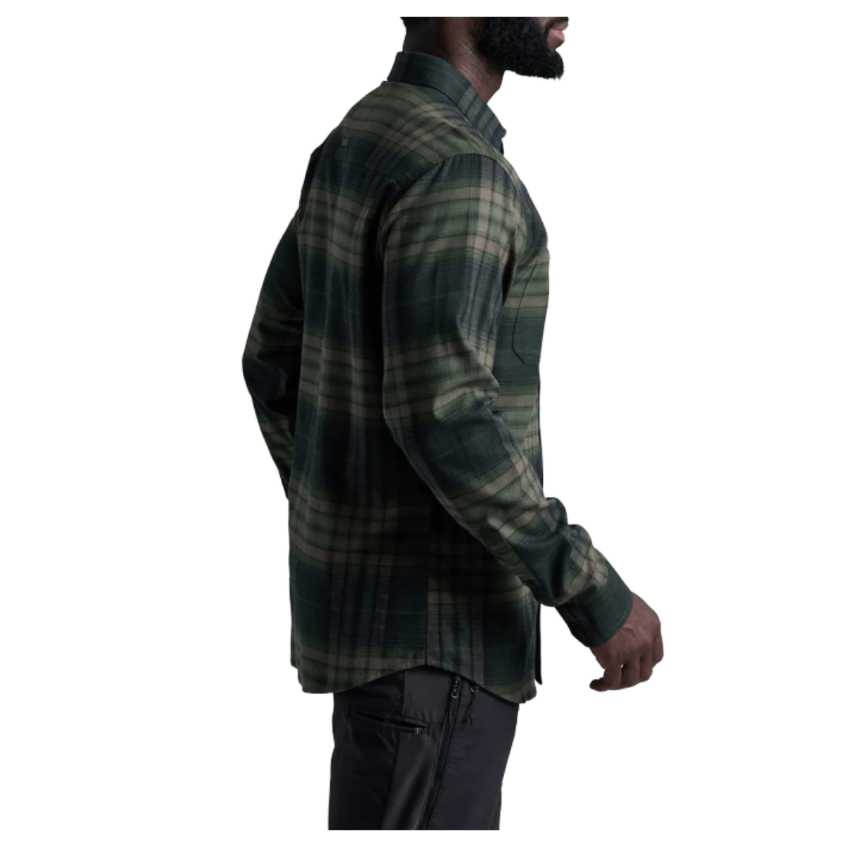KUHL MEN'S FUGITIVE FLANNEL COTTON TENCEL - DARK FOREST - Image 2