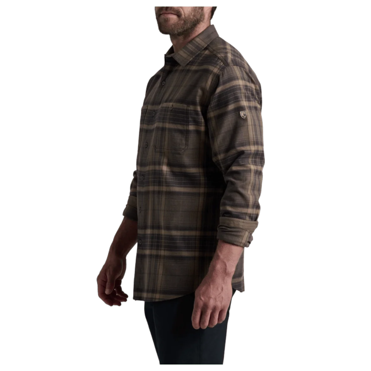 KUHL MEN'S FUGITIVE FLANNEL COTTON TENCEL - ROASTED BARLEY - Image 2