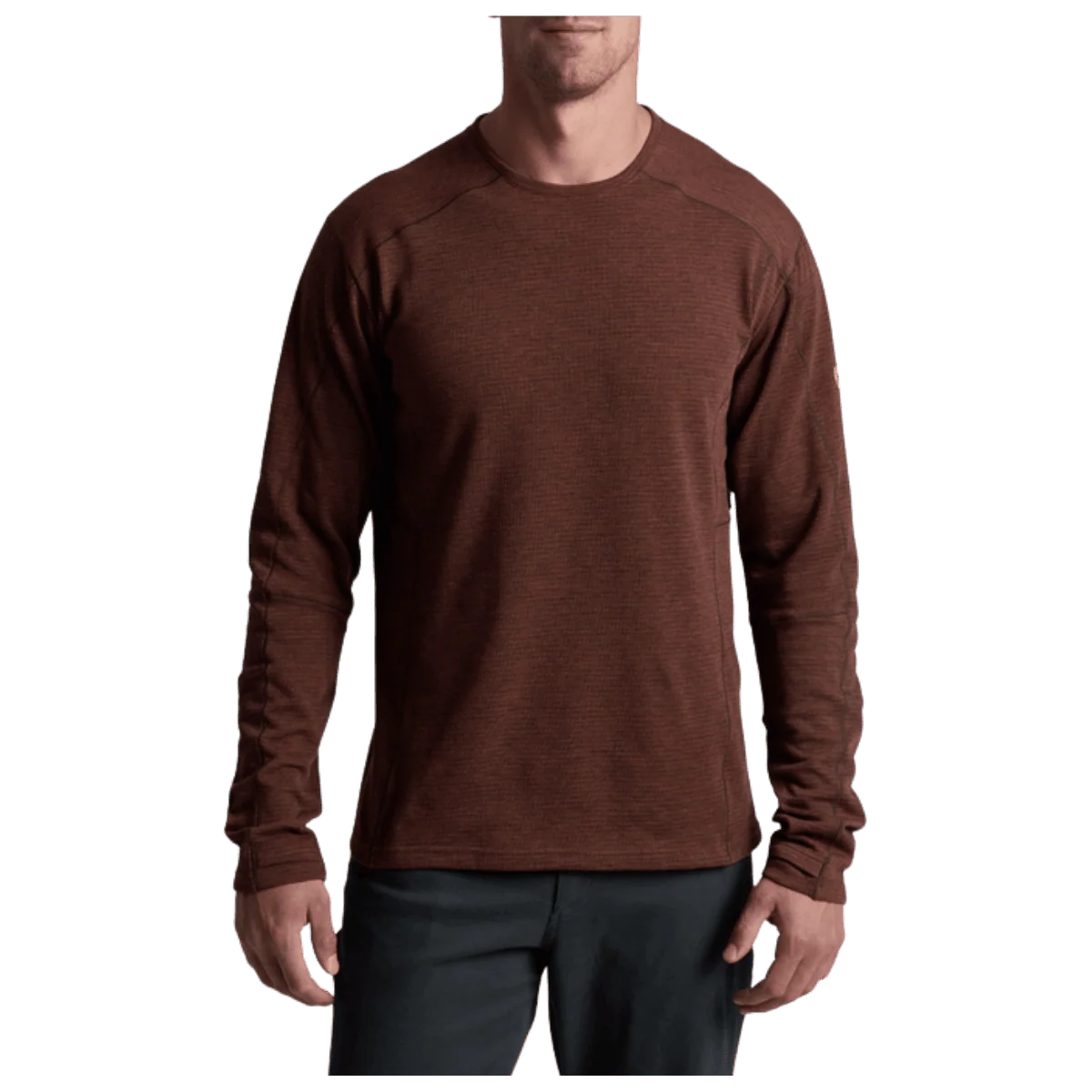 KUHL REACTIV LITE GRID CREW PREMIUM GRAPHENE - RUSTIC BRICK
