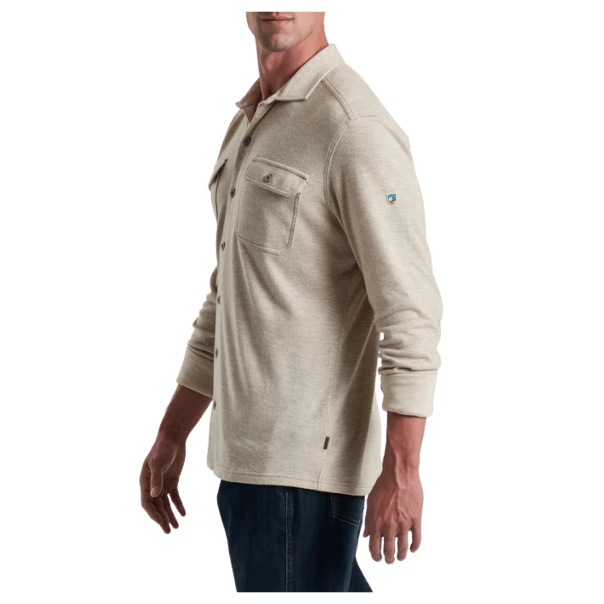 KUHL INNOVATR ITALIAN KNIT FLANNEL FLEECE - NATURAL - Image 2
