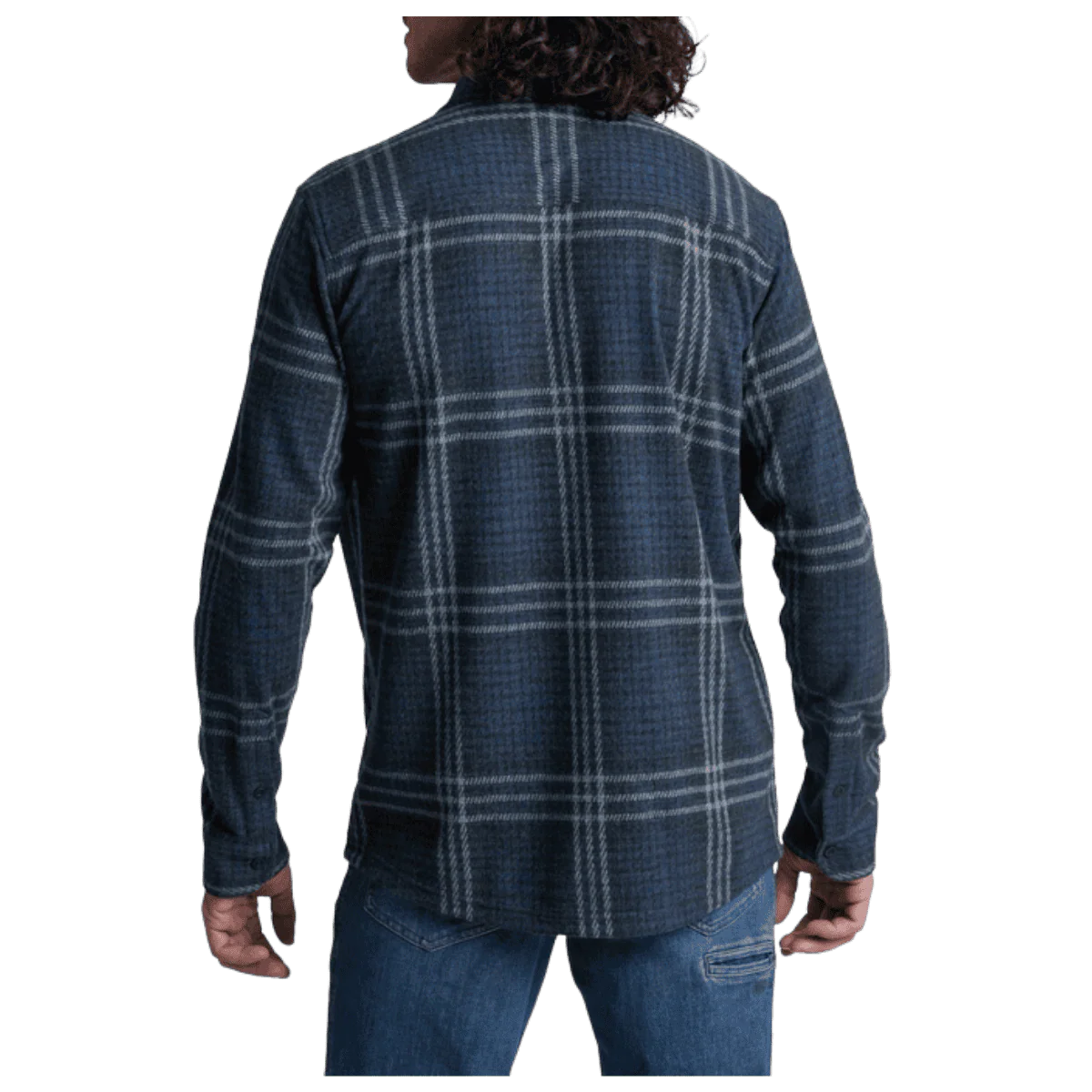 KUHL MEN'S INNOVATR KNIT FLANNEL LONG SLEEVE - NIGHT SEA - Image 3