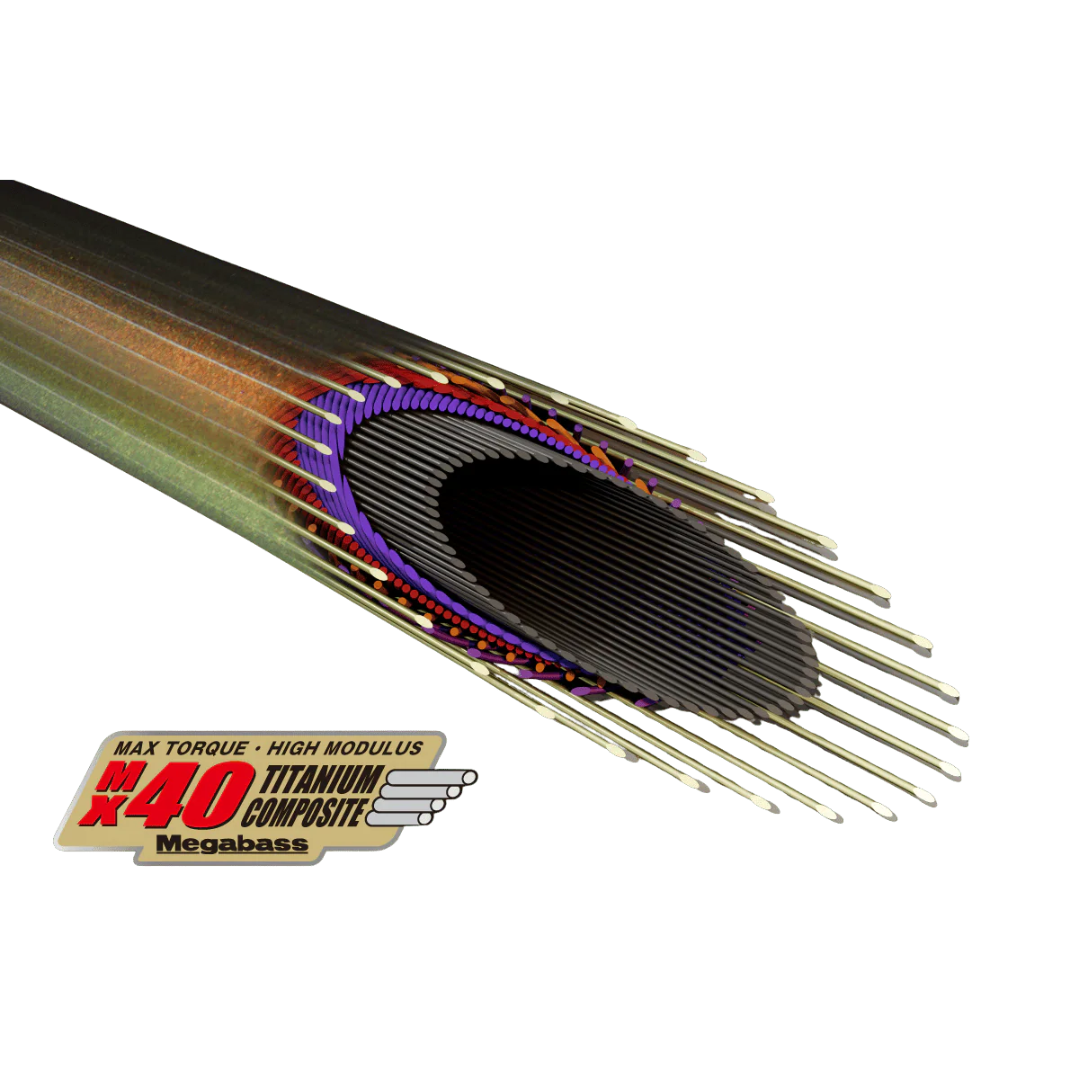 MEGABASS EVOLUZION F3ST-611TI-S HEDGEHOG SYRINGE ROD - Image 2