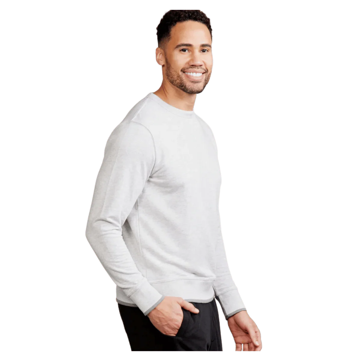 TASC STADIUM FRENCH TERRY SWEATSHIRT - MARBLE HEATHER - Image 3