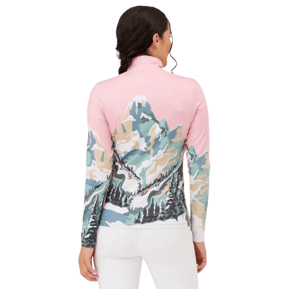 KRIMSON KLOVER WOMEN'S SKI POWER 1/4 ZIP BASELAYER TOP - MULTI - Image 2