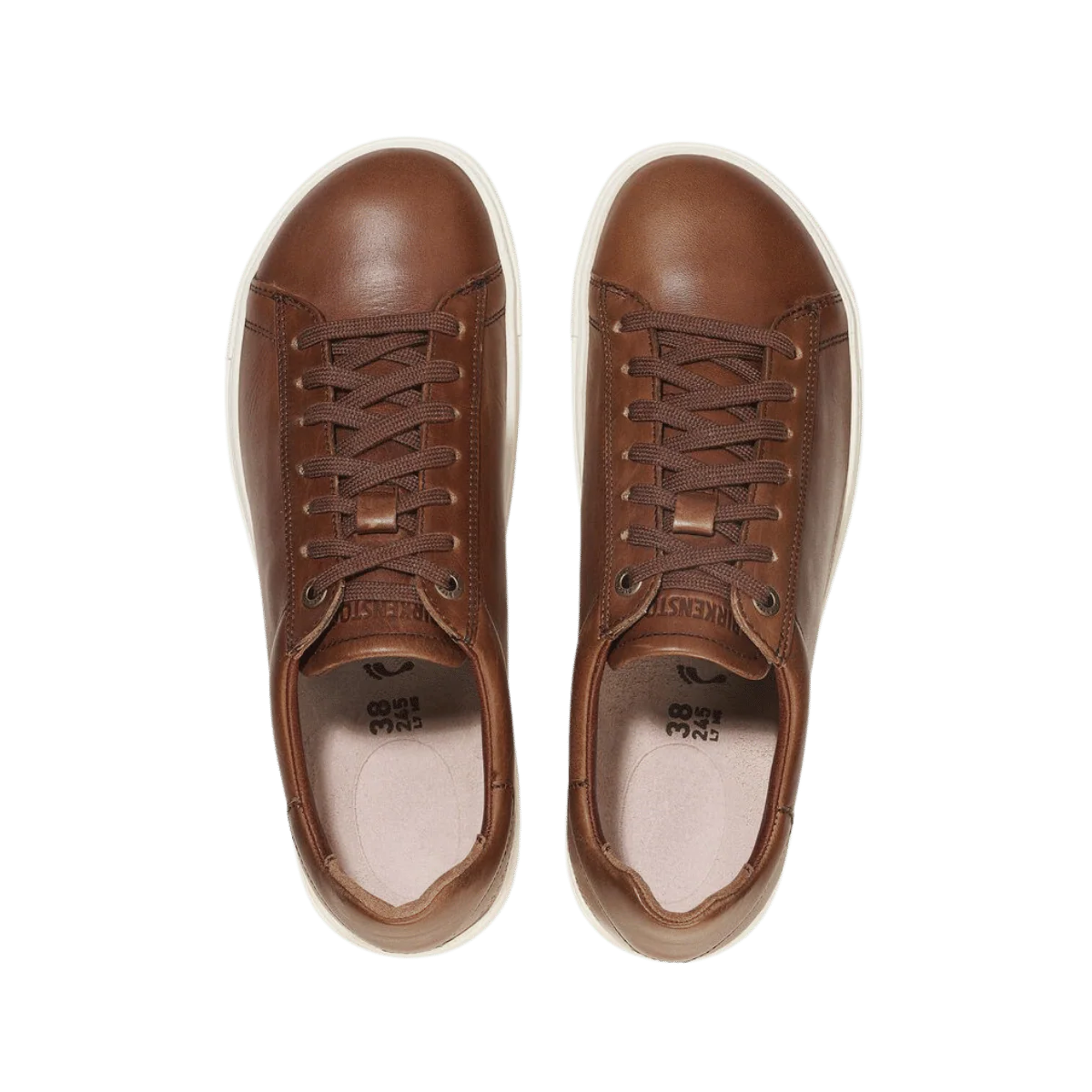 BIRKENSTOCK MEN'S BEND NATURAL LEATHER SNEAKER - COGNAC - Image 3
