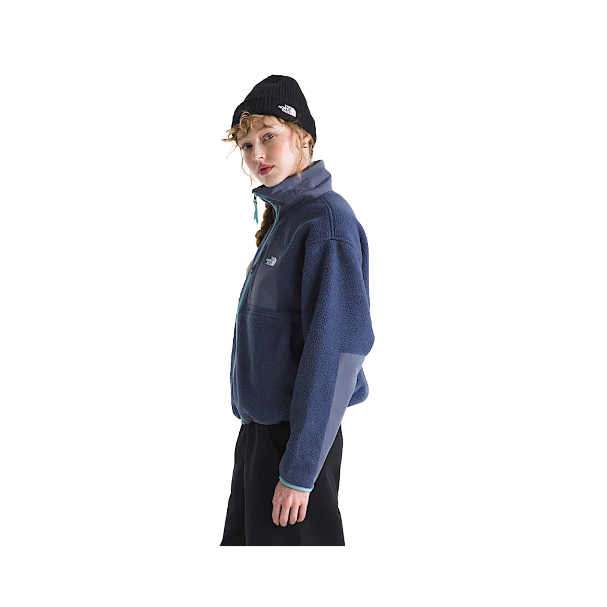 NORTHFACE WOMEN'S YUMIORI OFF PEAK RELAXED FIT FULL ZIP JACKET - LUNAR BLUE/TWILIGHT GALAXY - Image 3