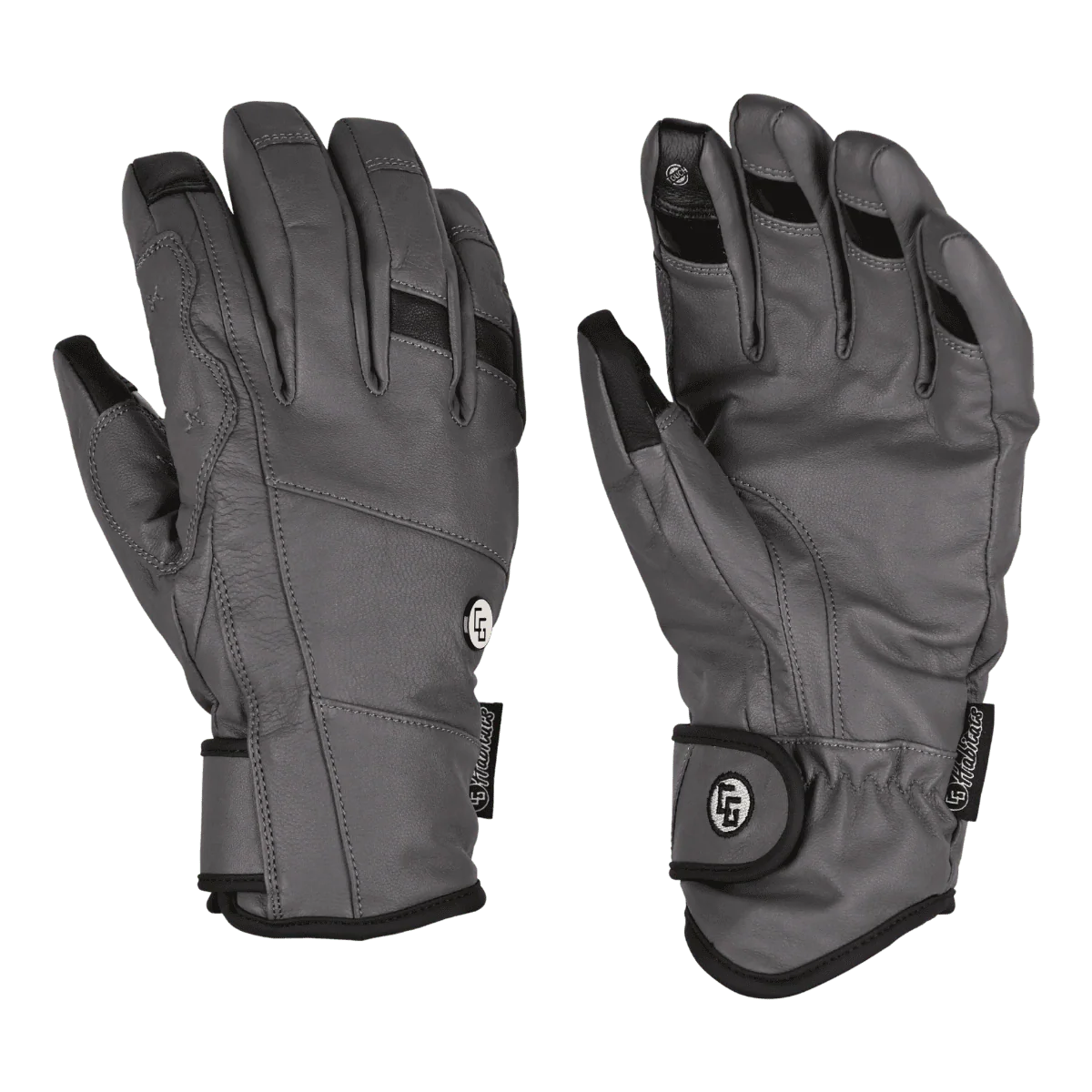 CG HABITATS CG LEATHER GLOVE - GREY