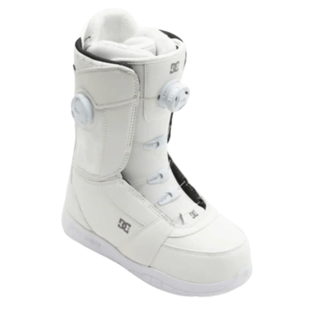 DC BOOTS WOMEN'S LOTUS SNOWBOARDING BOOTS - WHITE/WHITE - Image 2
