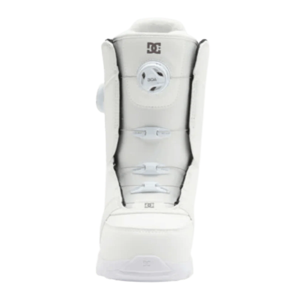 DC BOOTS WOMEN'S LOTUS SNOWBOARDING BOOTS - WHITE/WHITE - Image 3