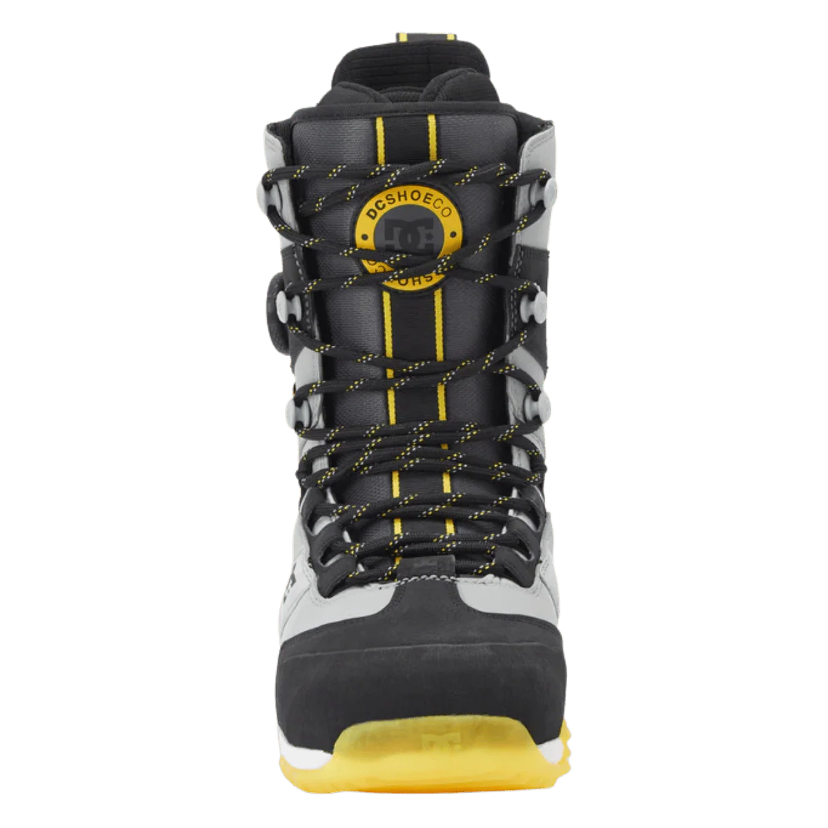 DC BOOTS MEN'S PREMIER HYBRID SNOWBOARD BOOTS - BLACK/GRAY/YELLOW - Image 3