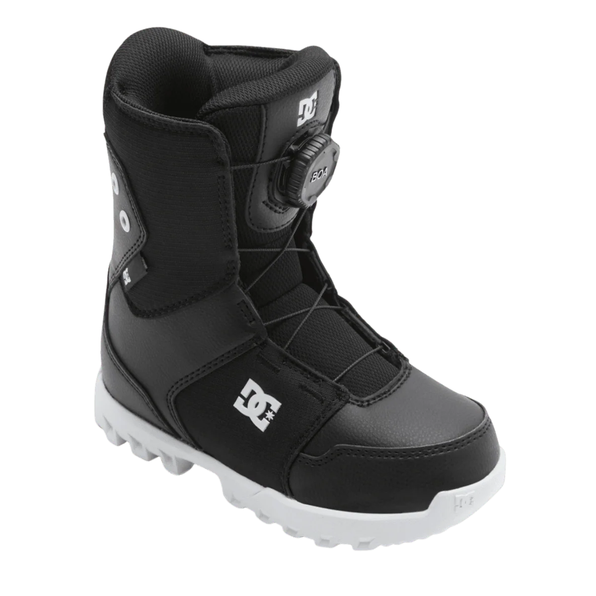 DC YOUTH SCOUT BOA SNOWBOARD BOOT 25/26 - BLK/WHT