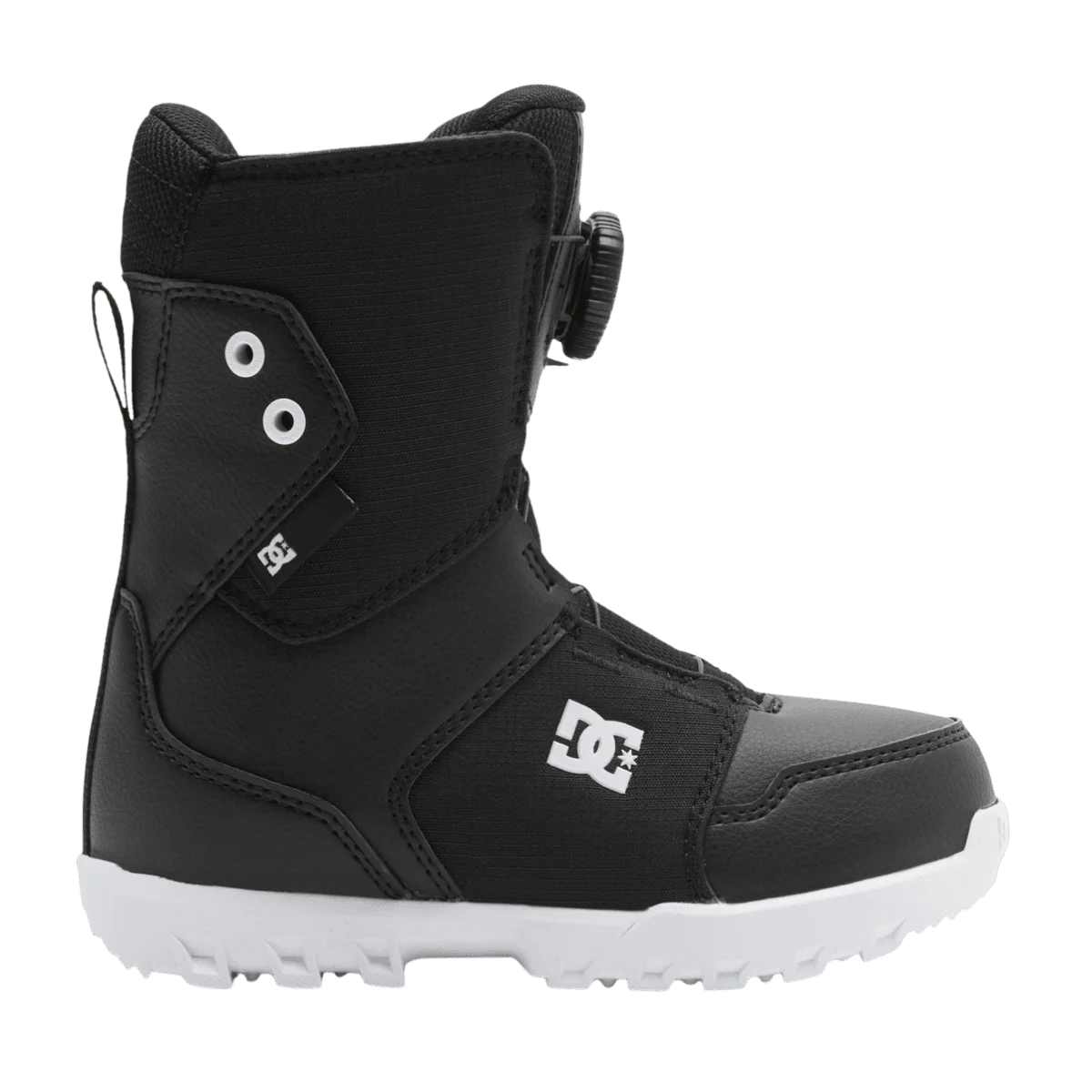 DC YOUTH SCOUT BOA SNOWBOARD BOOT 25/26 - BLK/WHT - Image 5