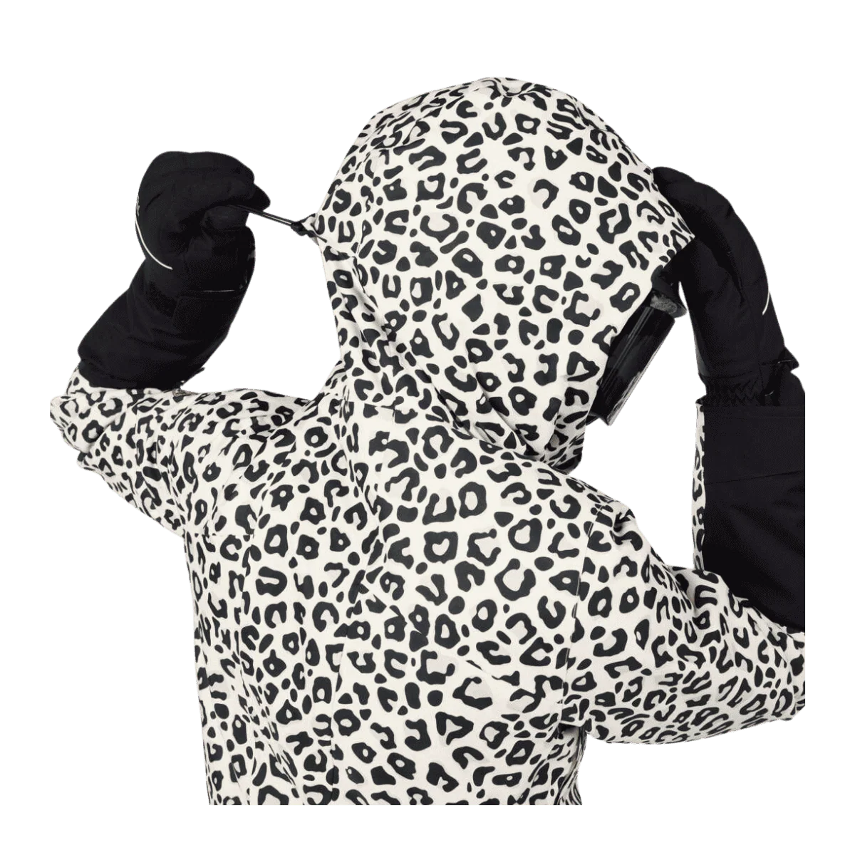 ROSSIGNOL WOMEN'S ROCHRUN ALLOVER JACKET - LEOPARD PRINT - Image 4