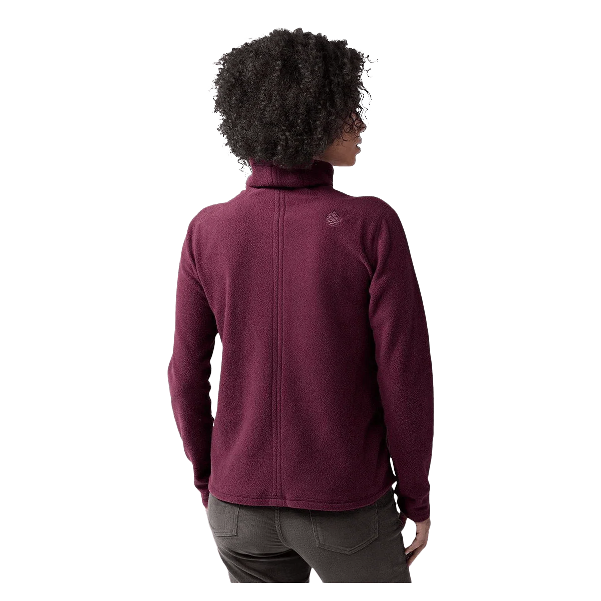 STIO WOMEN'S TURPIN FLEECE FUNNEL NECK - AUBERGINE - Image 3