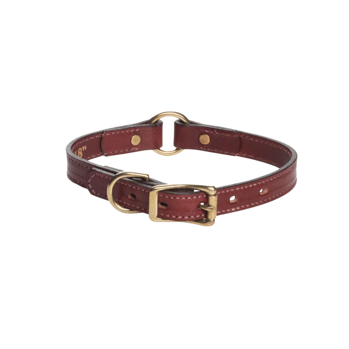 MENDOTA PRODUCTS NARROW HUNT COLLAR - CHESTNUT