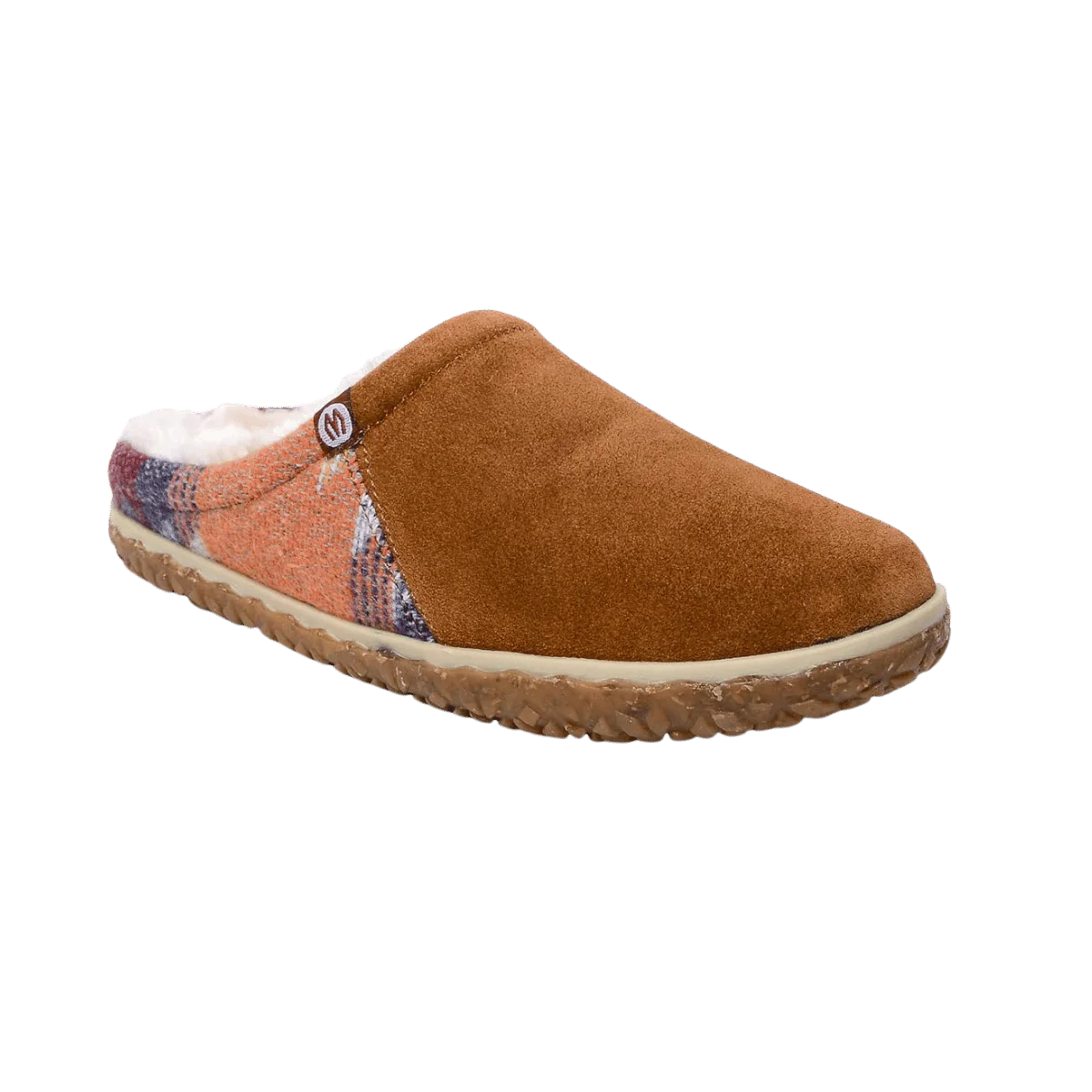 MINNETONKA MOCCASIN WOMEN'S TAHOE CLOG - BROWN MULTI