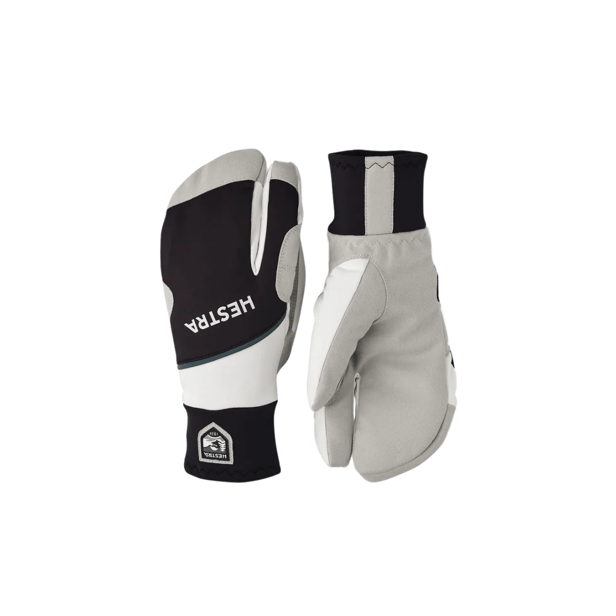 HESTRA MEN'S COMFORT TRACKER 3-FINGER - BLACK/OFF WHITE