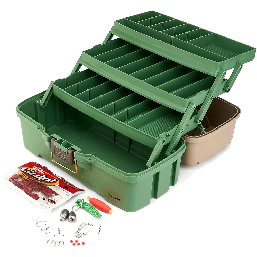 PLANO THREE-TRAY TACKLE BOX KIT FOR BASS, CATFISH, or PANFISH - Image 6