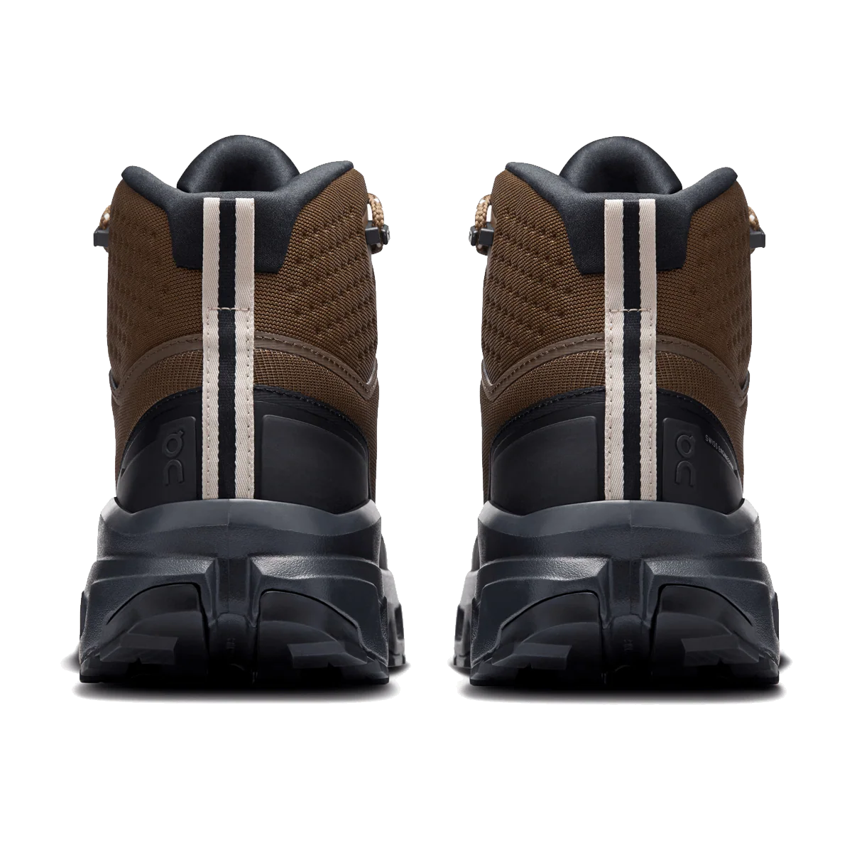 ON CLOUDROCK MID WATERPROOF HIKING BOOTS - EARTH/BLACK - MEN'S - Image 4