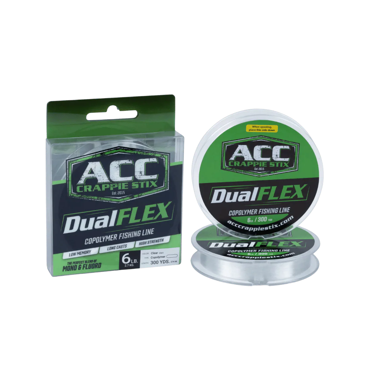 ACC CRAPPIE STIX DUALFLEX CO-POLY 300YD