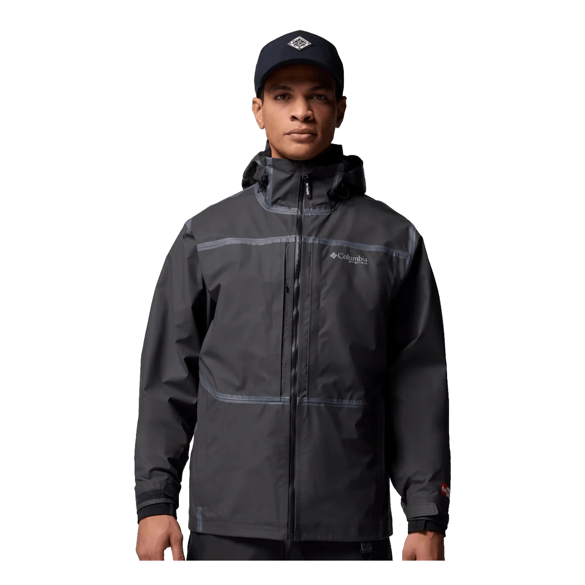 COLUMBIA MEN'S PFG FORCE XII ODX JACKET - BLACK