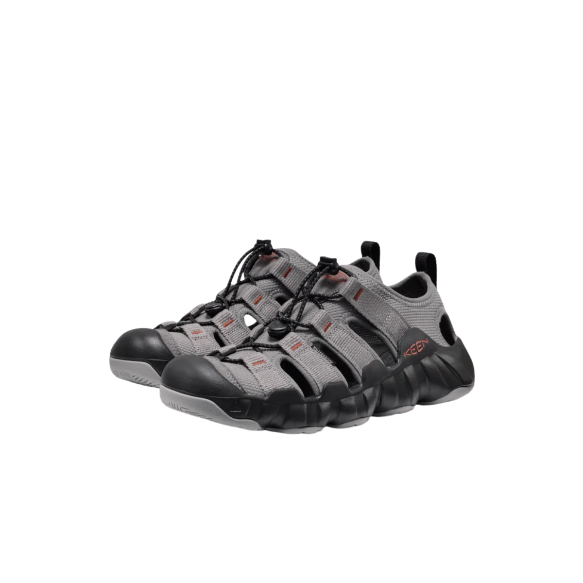 KEEN MEN'S HYPERPORT H2 SANDAL - GREY/BRICK
