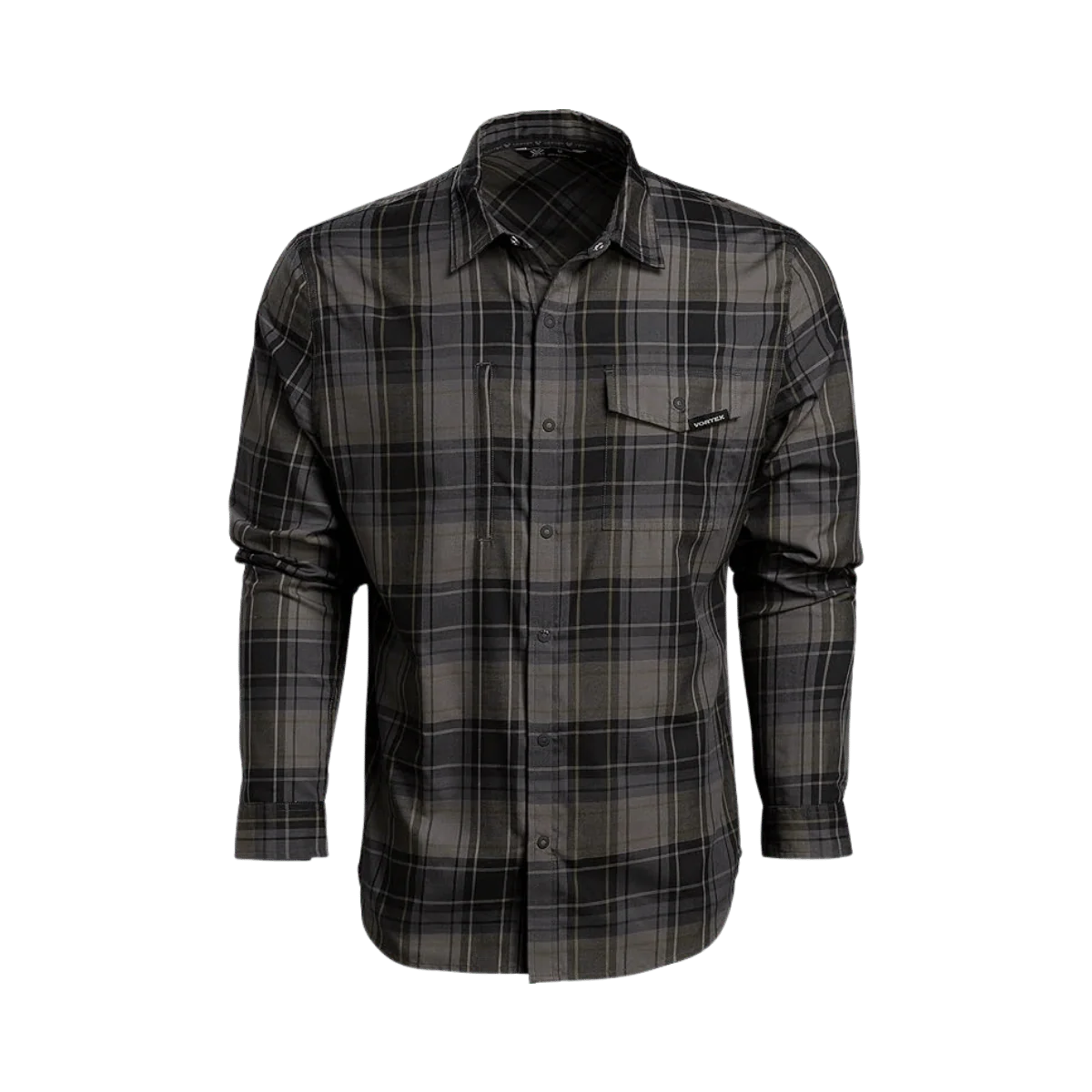 VORTEX MN TRAIL CALL TECH FLANNEL - SHADOW