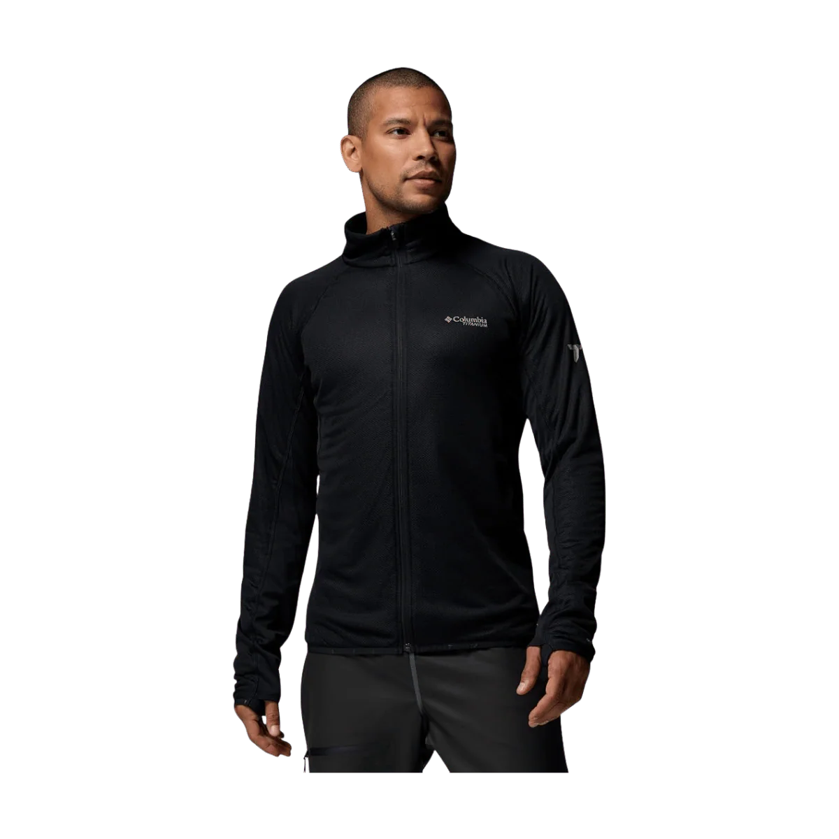 COLUMBIA MEN'S SUMMIT STEP FULL ZIP - BLACK