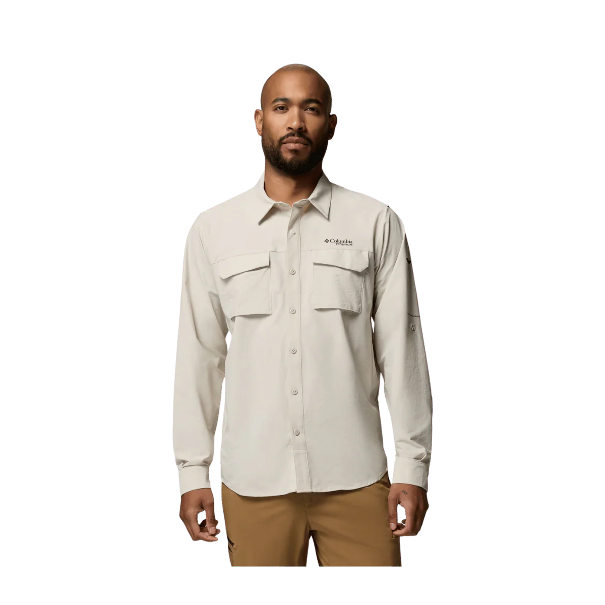 COLUMBIA MEN'S SILVER RIDGE ELITE LS - DARK STONE