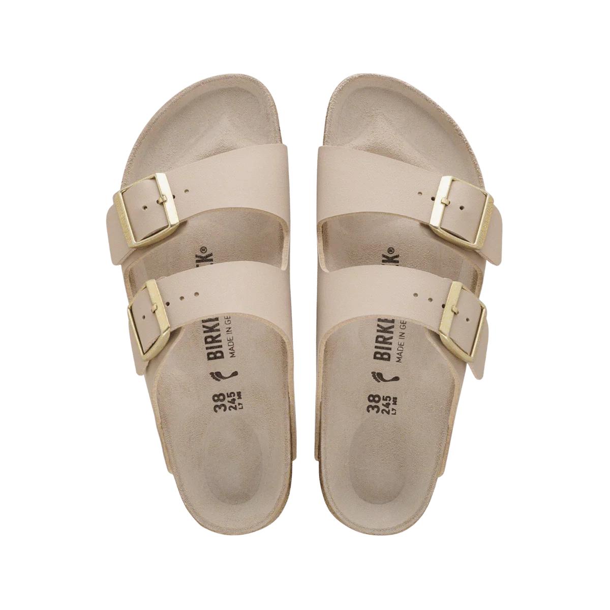 BIRKENSTOCK WOMEN'S ARIZONA BF TRIPLES - NARROW - SANDCASTLE OYST - Image 2
