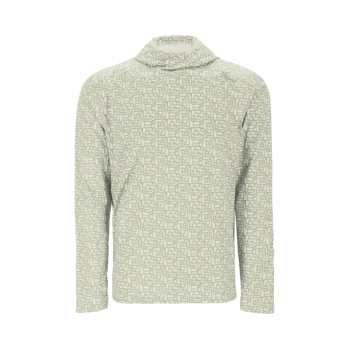 SIMMS MEN'S SOLARFLEX HOODY - BLOCK PALE PINE