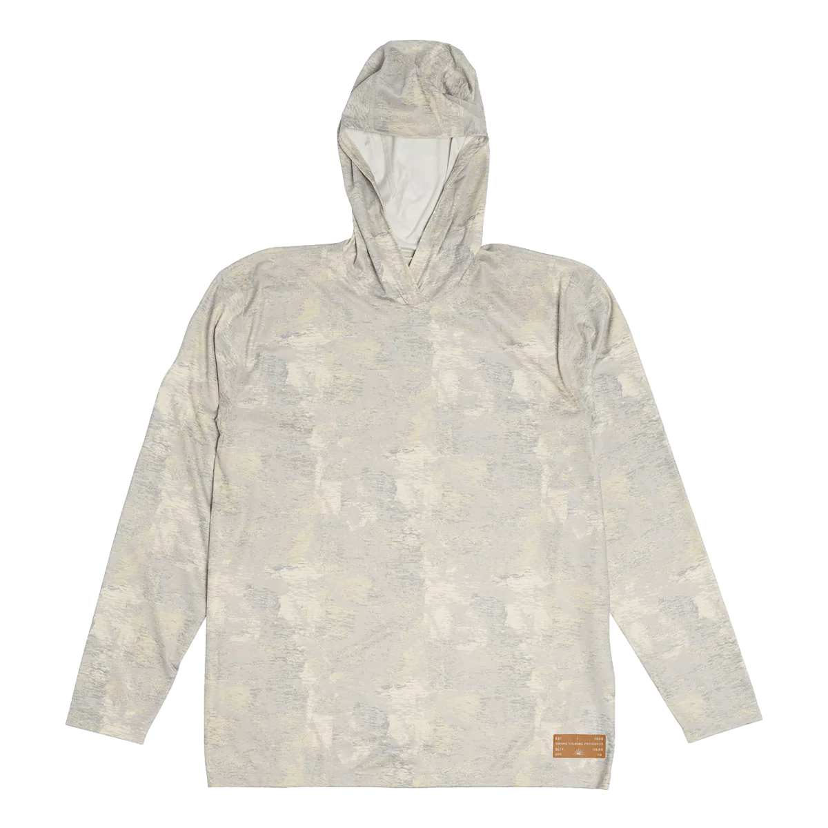 SIMMS MEN'S LS TECH HOODY - ARTIST SERIES - WINDY LUNAR GRAY