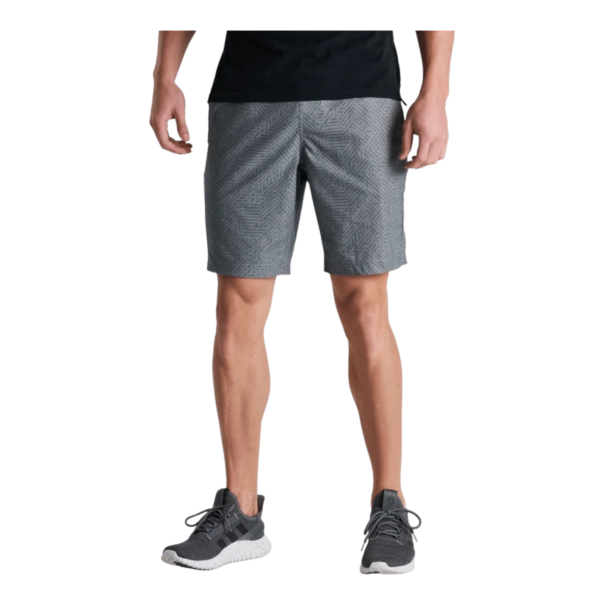 KUHL MEN'S GETAWAY SHORT - GUNMETAL GEO TEXTURE