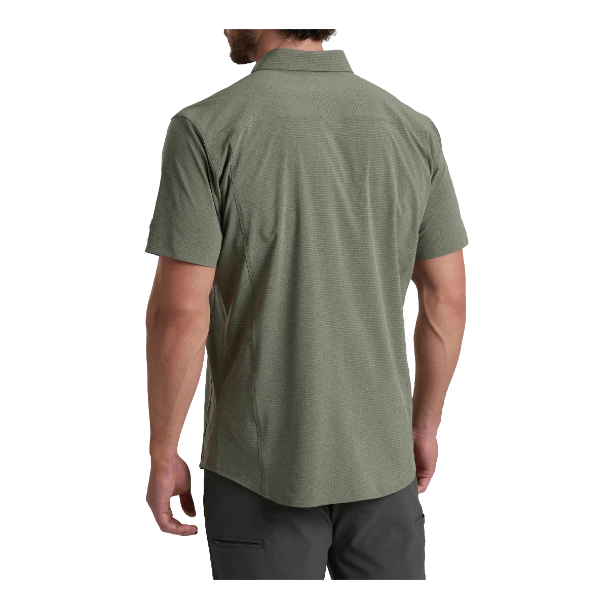 KUHL OPTIMIZR SHORT SLEEVE SHIRT - PEWTER GREEN - Image 2