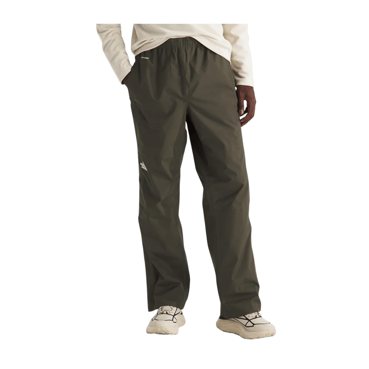 NORTH FACE MEN'S ANTORA RAIN PANT - NEW TAUPE GREEN