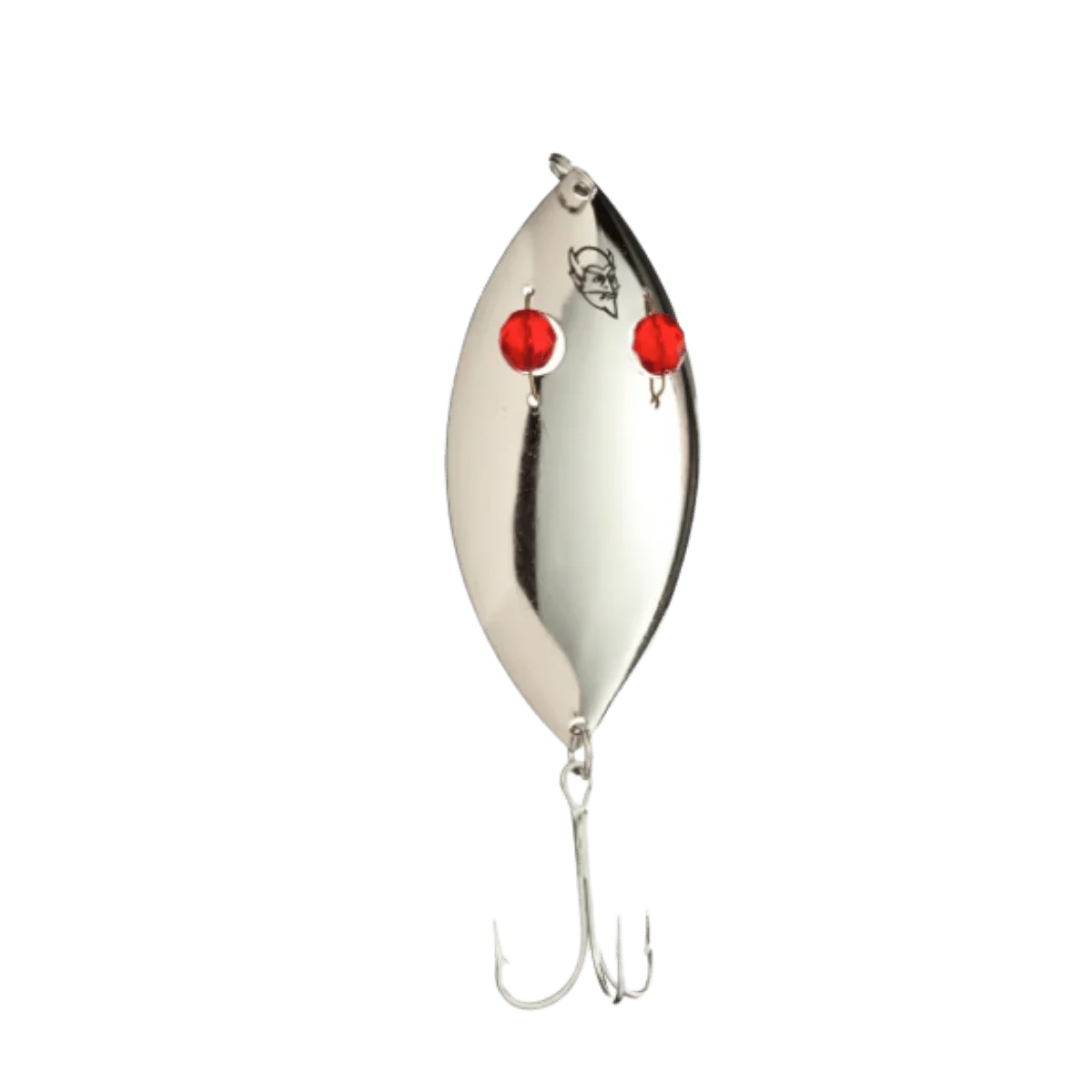 EPPINGER RED EYE WIGGLER SPOON 3IN 1 OZ - NICKEL