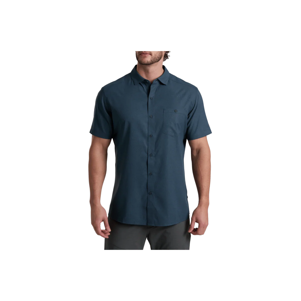 KUHL MEN'S PERSUADR SHORT SLEEVE - MIDNIGHT TIDE