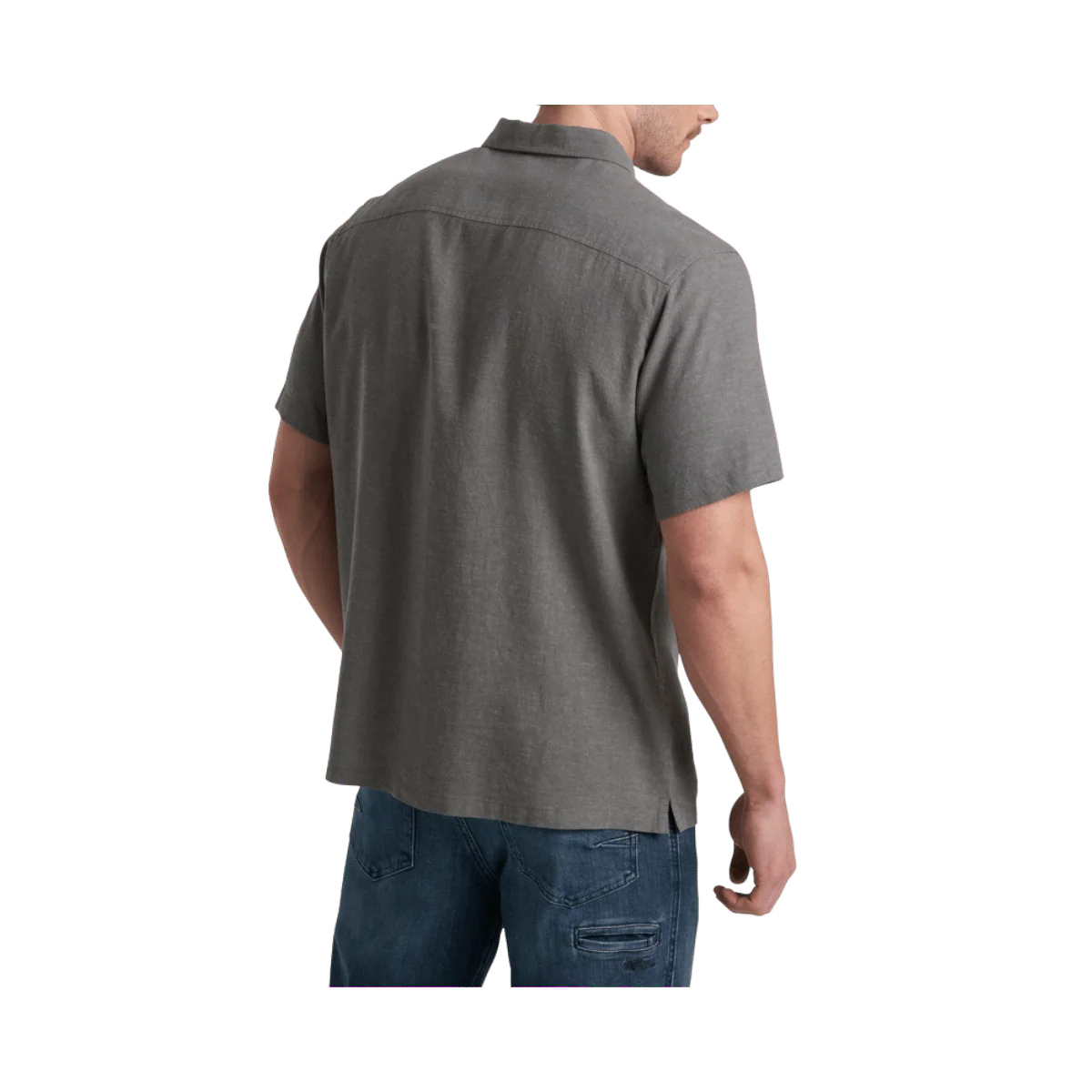 KUHL MEN'S GETAWAY SHORT SLEEVE - PEWTER GREEN - Image 2