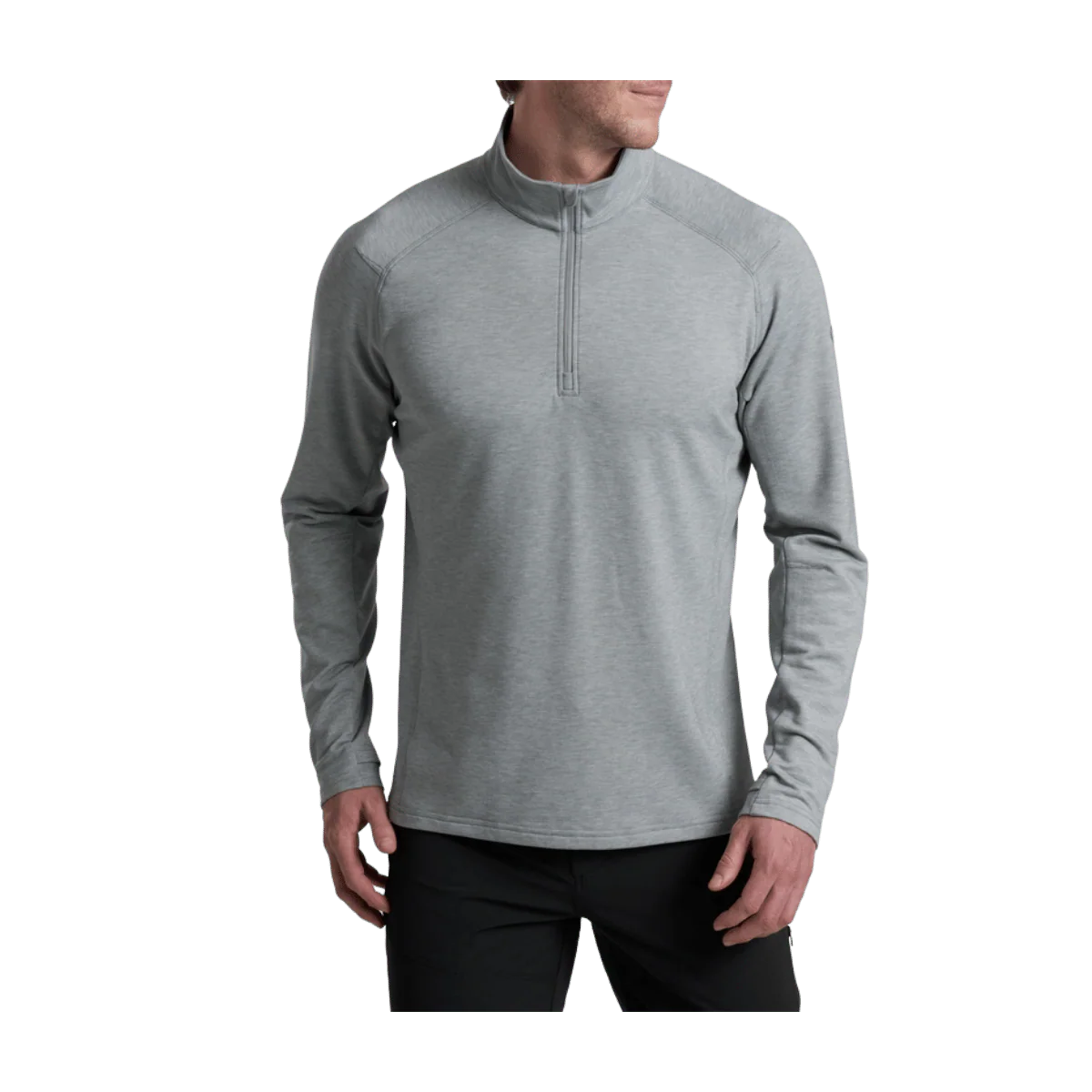 KUHL MEN'S INFLUX 1/4 ZIP - HEATHER GREY
