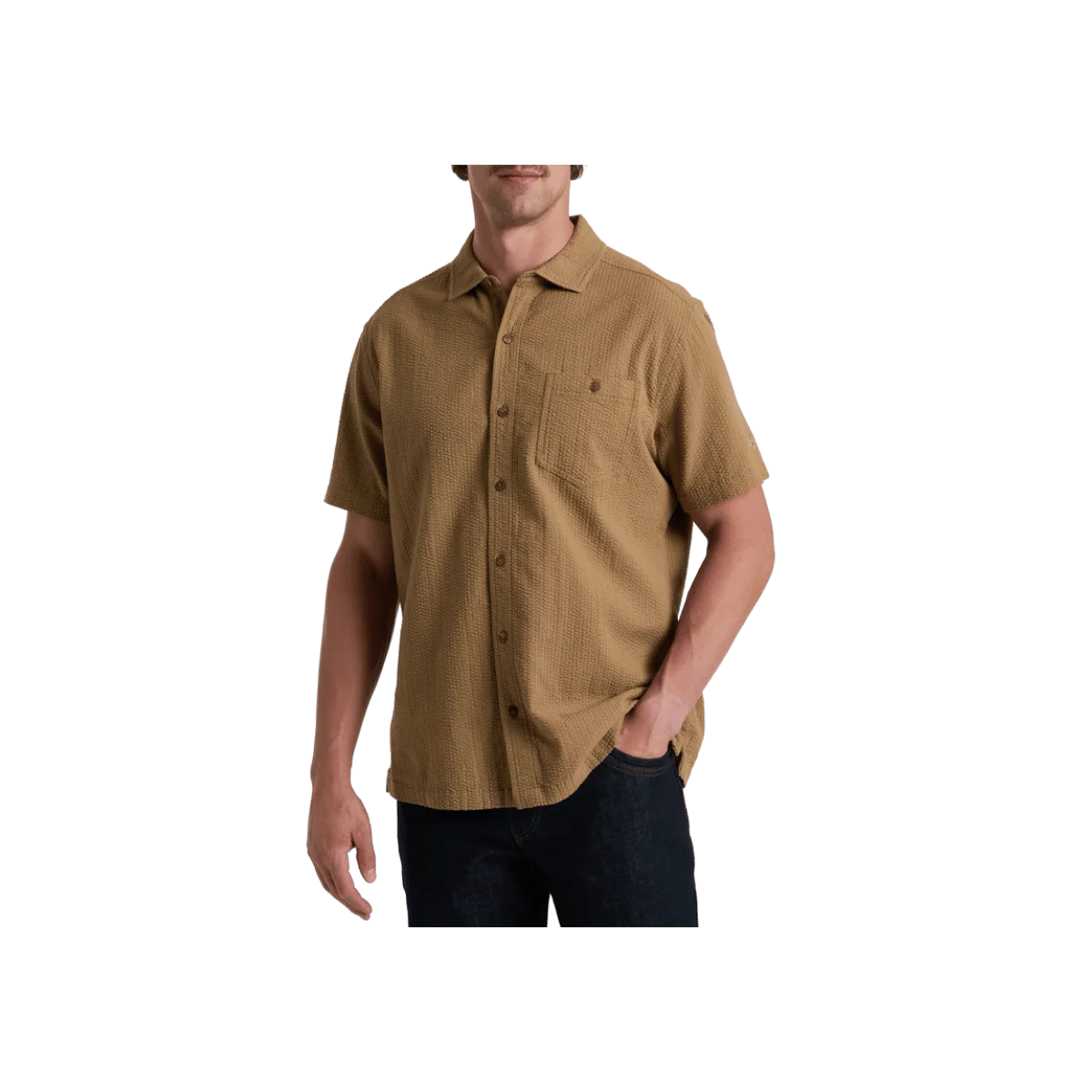 KUHL MEN'S KASTAWAY SHORT SLEEVE - DESERT SAND