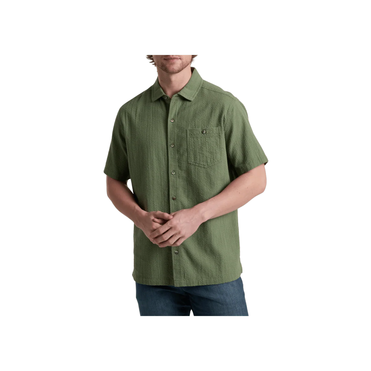 KUHL MEN'S KASTAWAY SHORT SLEEVE - SLATE GREEN