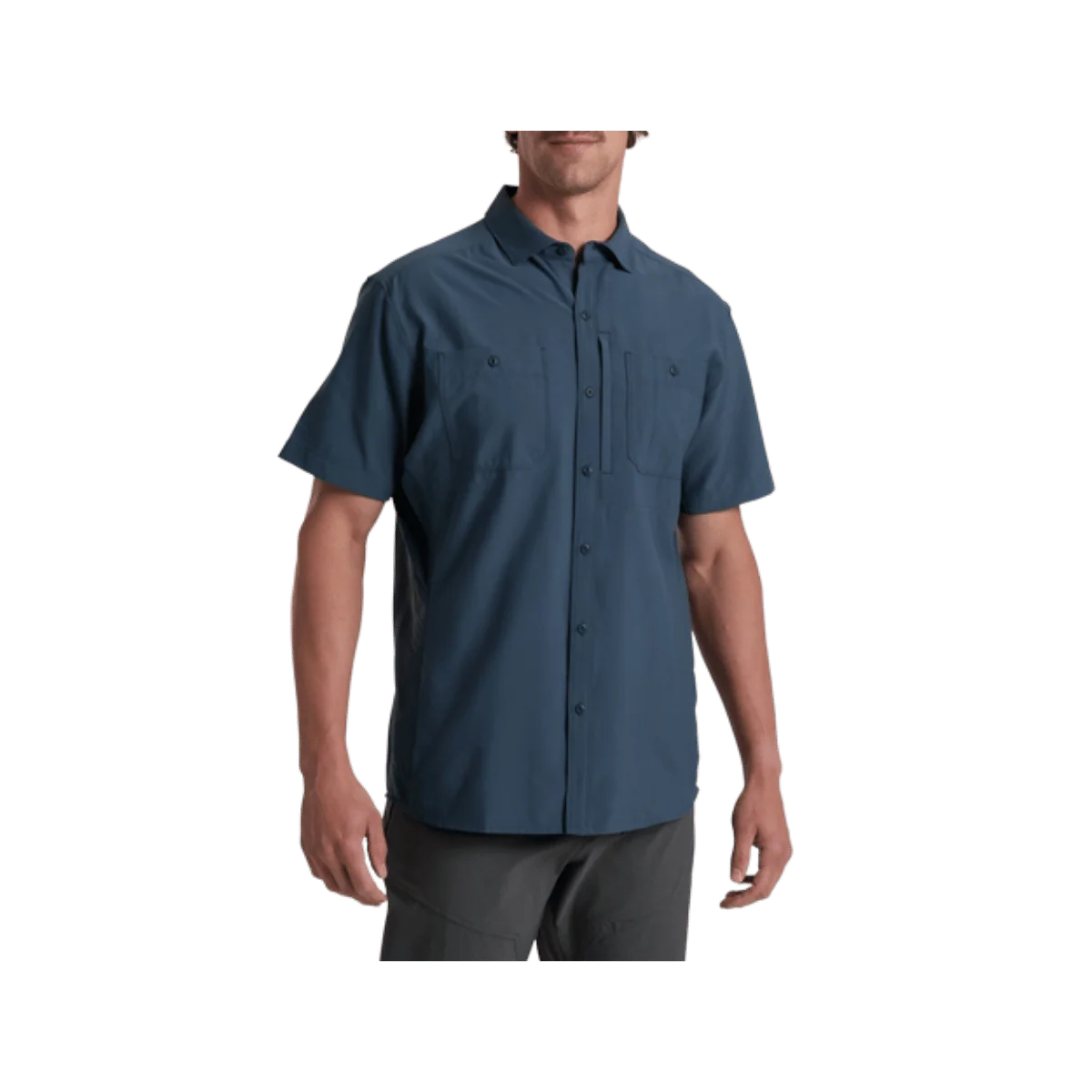 KUHL MEN'S FUSE SHORT SLEEVE - PIRATE BLUE