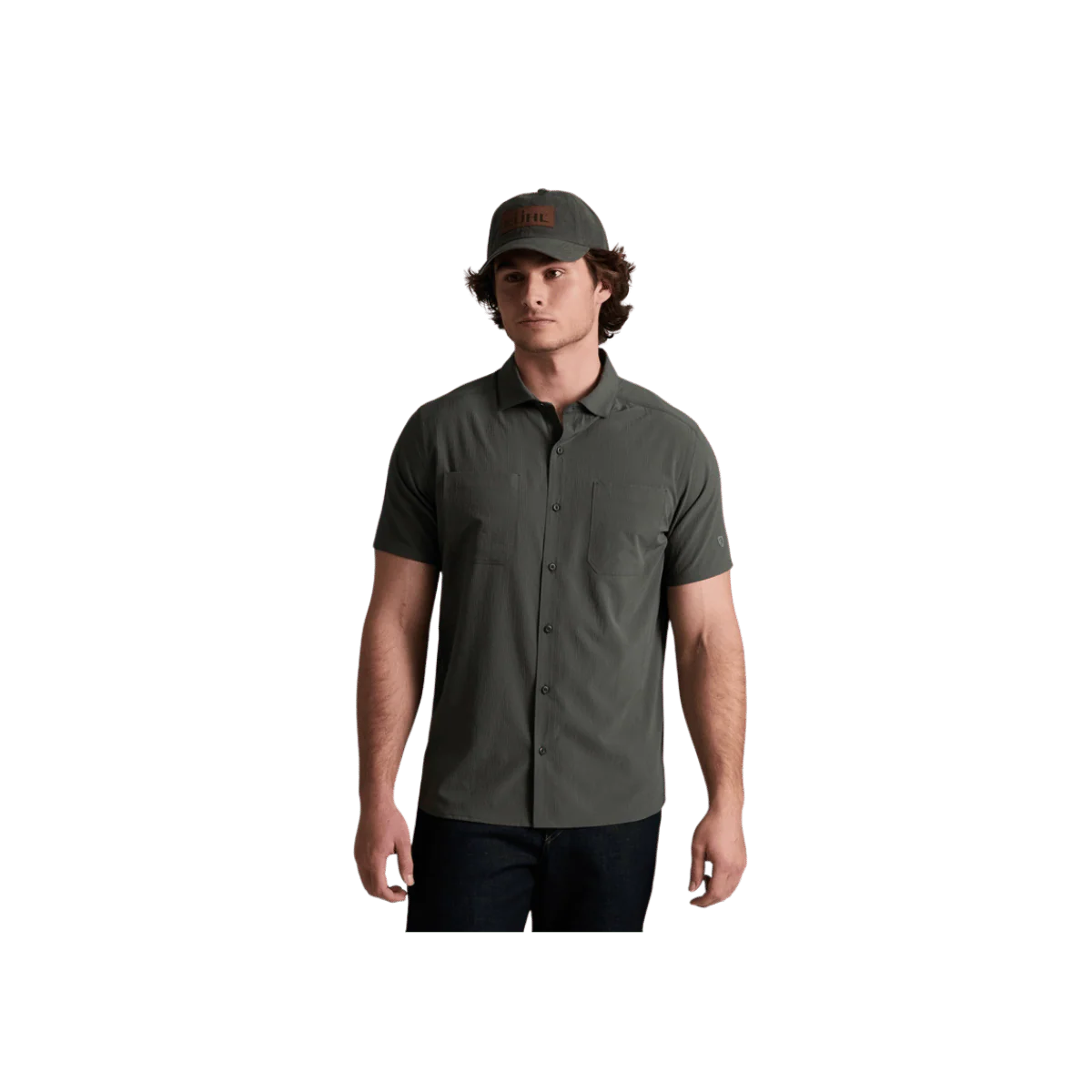 KUHL MEN'S EDGE SHORT SLEEVE  - CARBON