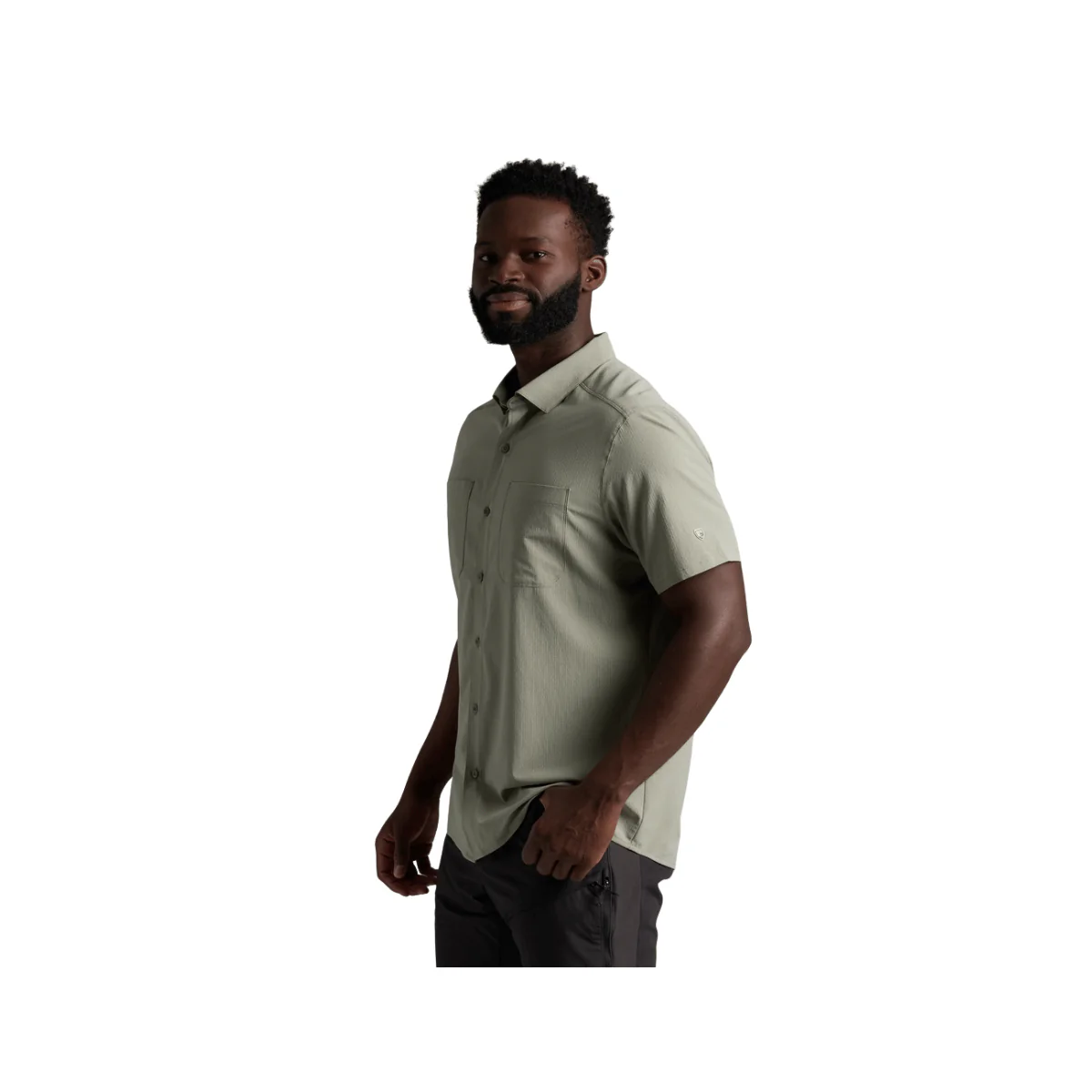 KUHL MEN'S EDGE SHORT SLEEVE - FEATHER GREY - Image 3