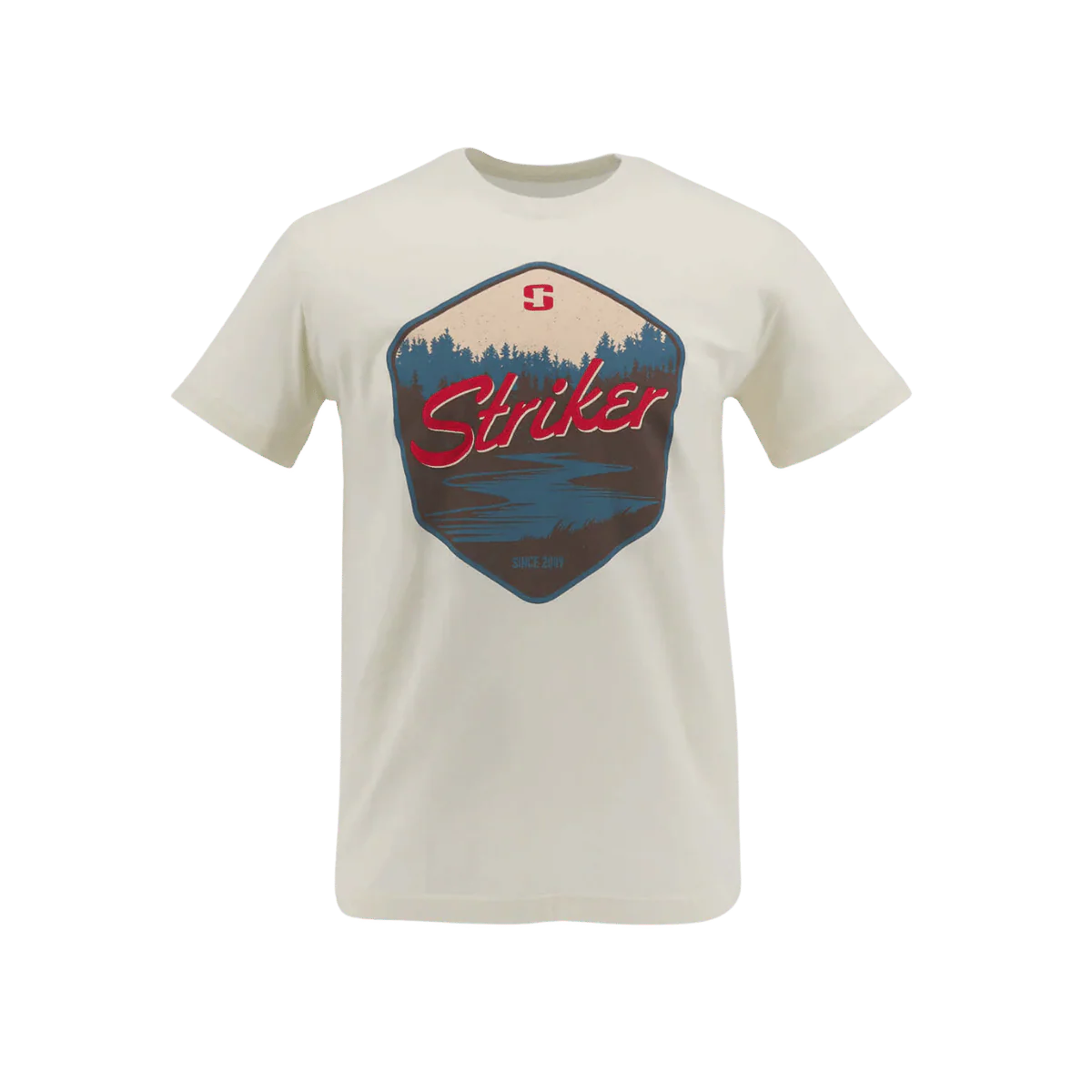 STRIKER BRANDS MEN'S RIVER TEE - NATURAL
