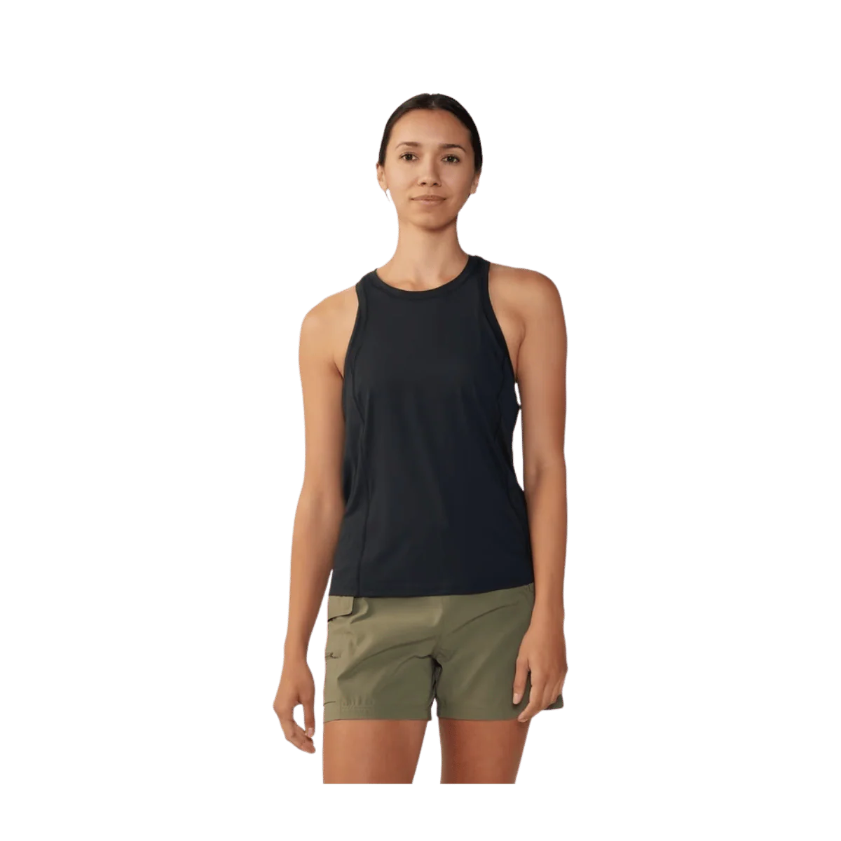 MOUNTAIN HARDWEAR WOMEN'S CRATER LAKE TANK - BLACK