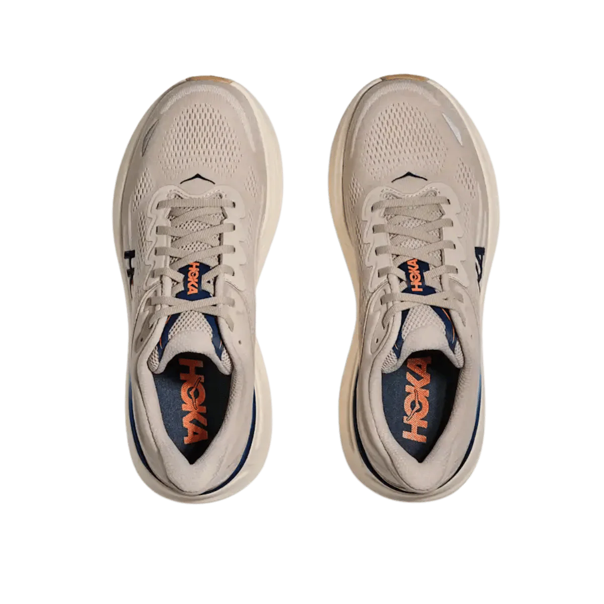 HOKA ONE ONE MEN'S BONDI 9 WIDE - STUCCO/GROUT - Image 2